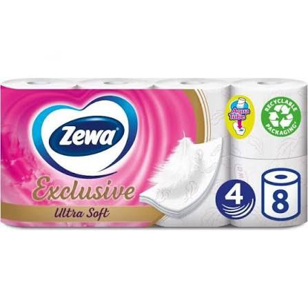 Туалетний папір Zewa Exclusive ultra soft 8